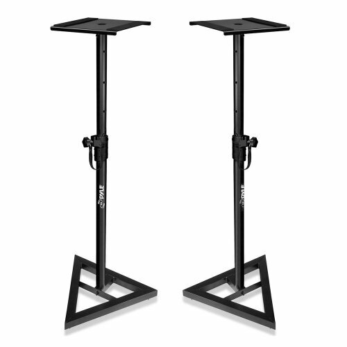 Pyle PSTND35 Heavy Duty Telescoping Speaker Stands with Height Adjustment, Pair - Picture 1 of 1