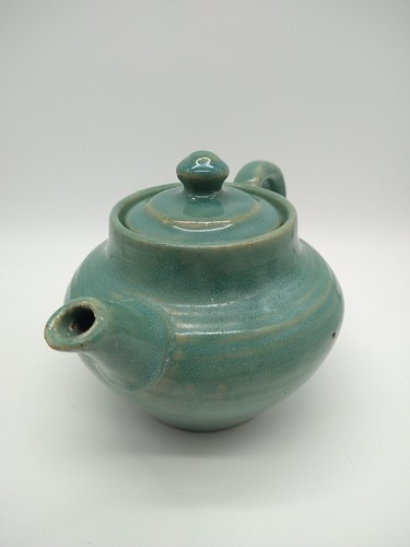 Zanesville Stoneware Pottery Seacrest Green Celadon D-13 Teapot Glazed - Picture 3 of 16