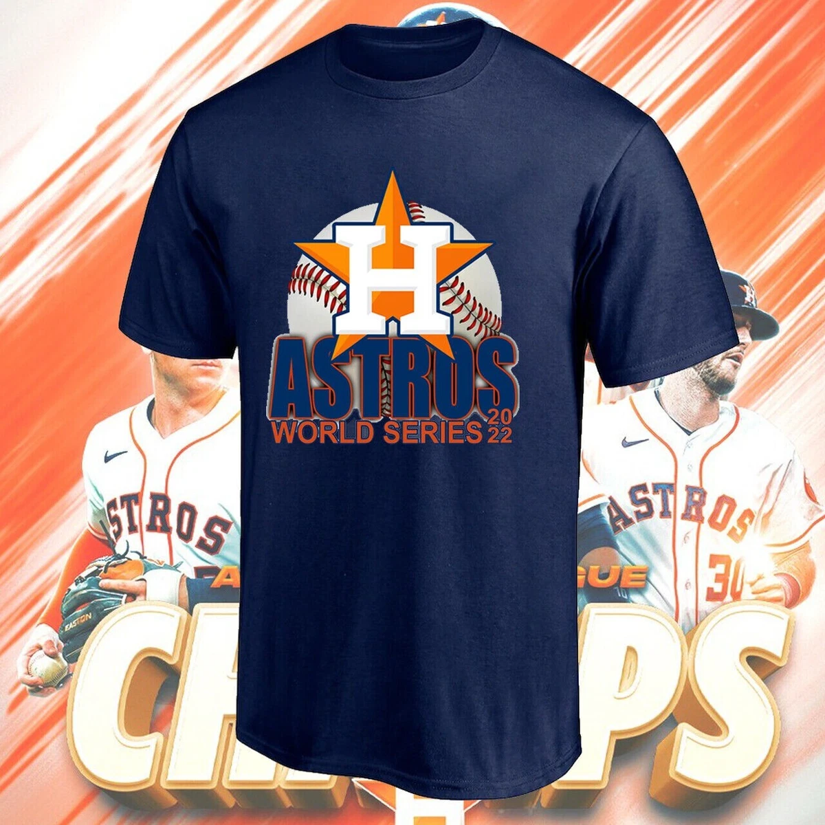 SALE! Houston Astros 2022 Finals Baseball Team Champs Unisex T-Shirt S-3XL