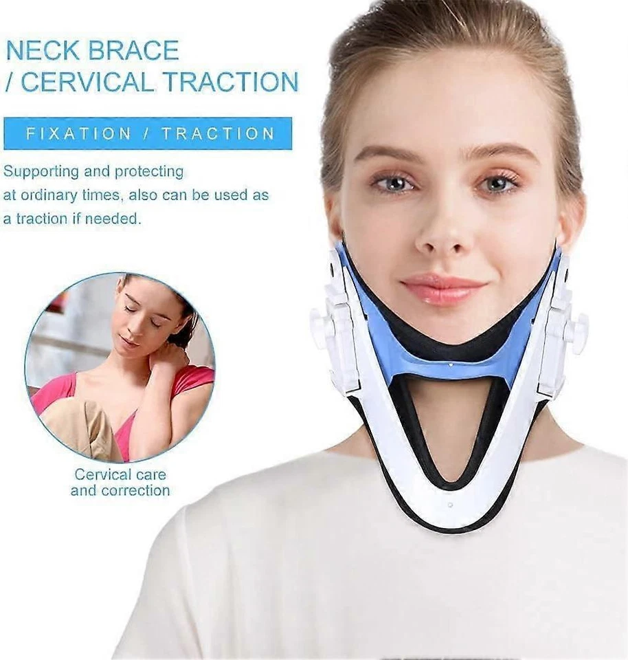 Gebärmutterhalstraktionsgerät Männer Frauen tragbare verstellbare Halsstütze - Bild 2 von 4