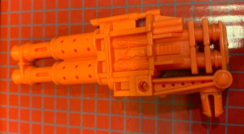 GI Joe Brawler Large, Orange Pivot Swivel Gun, Part, Original 1991