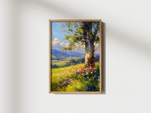 Serene Meadow Trees Collection, Prints on Matte Paper | Buy 2 Get 1 Free Offer - Picture 7 of 29