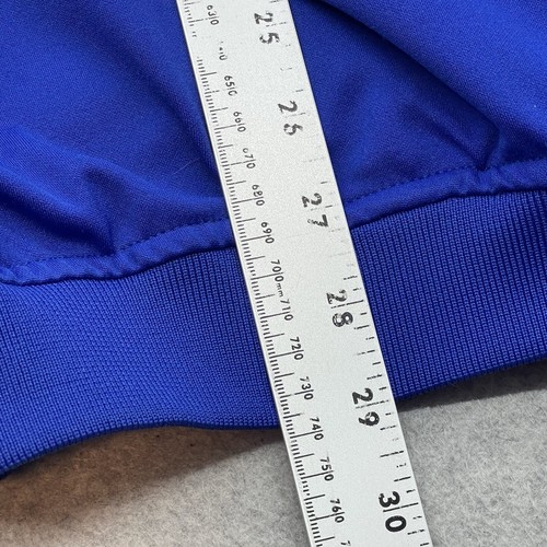 Diadadora Warmup Jacket Mens XL Royal Blue Poly Full Zip Embroider Soccer futbol - Picture 14 of 16