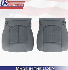 2014 2015 2016 For Ford F450 F550 XLT Driver Passenger Bottom Cloth Covers Gray