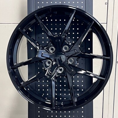 19'' FK8 LE TYPE R STYLE SPORT GLOSS BLACK WHEELS RIMS FIT ACURA TSX TL RSX 5X114