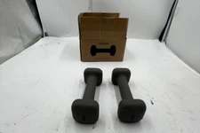 Wegym SafeGrip Dumbbell 3lb Pair A112-DB-GY3-475 Iron PVC Gray Durable