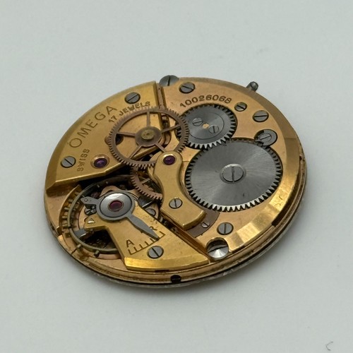 28.6mm 1940s Vintage Omega 28SC Swiss Manual Wind Watch Movement PARTS REPAIR - Picture 14 of 15
