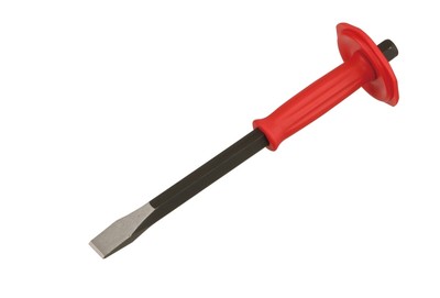 Genius Tools 3/4'' Hex Shank, 22mm Flat Chisel with Handle Guard - 563822P