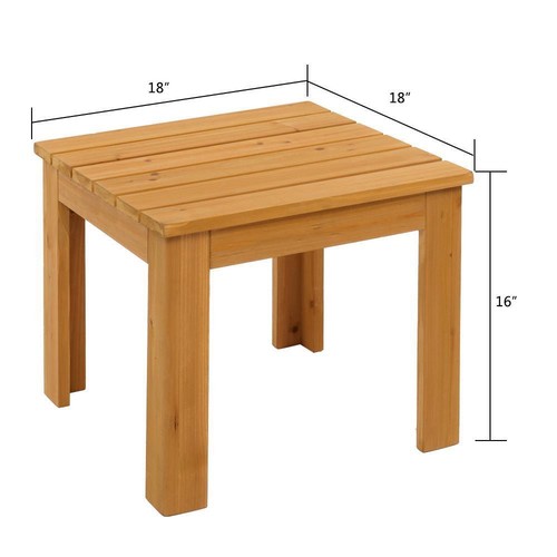 Side Table For Small Spaces Coffee Tray End Table Bedside Night Stand Outdoor - Picture 6 of 12
