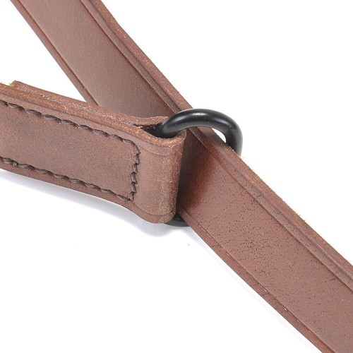 M1907 LEATHER RIFLE SLING Dated 1943 M1 GARAND SPRINGFIELD Drum Dyed Leather - Picture 5 of 7