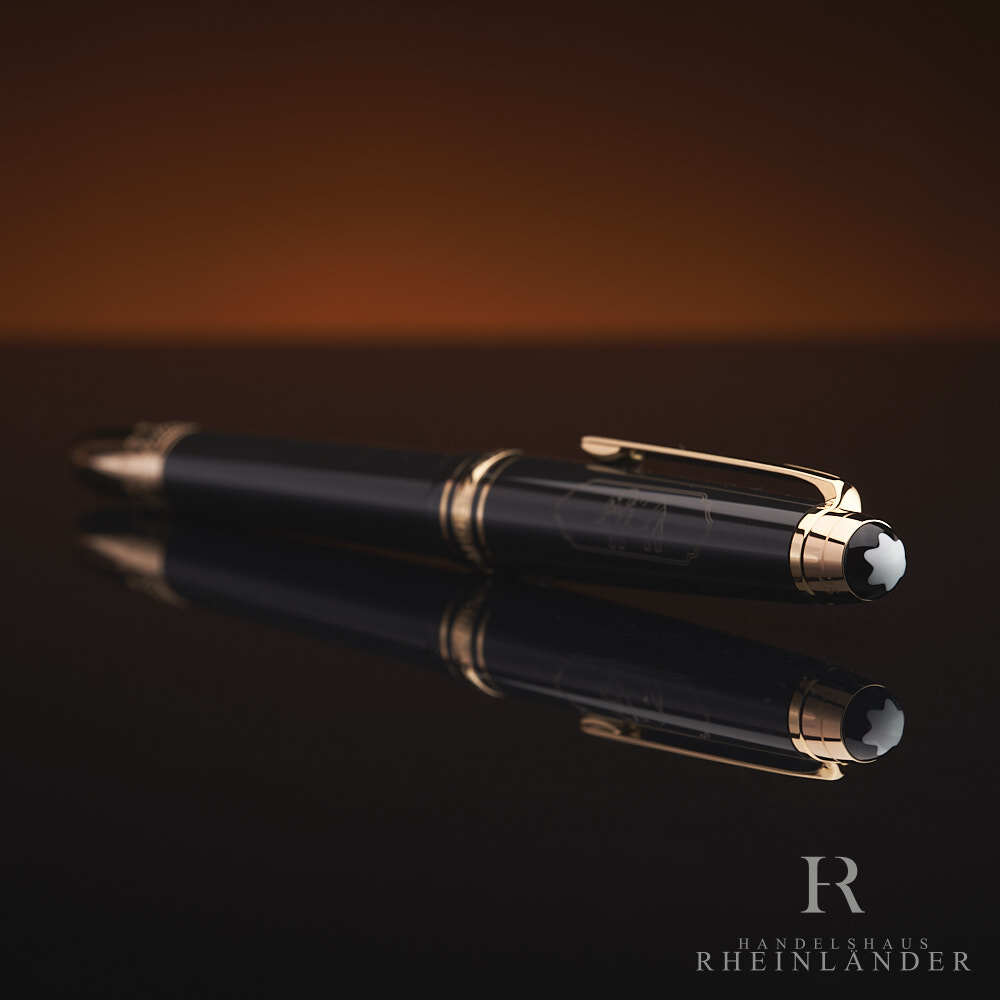 MONTBLANC NO.72 ボルドー EF Montblanc 72 Fountain Pen (1950s) - Black, GF Cap, Piston