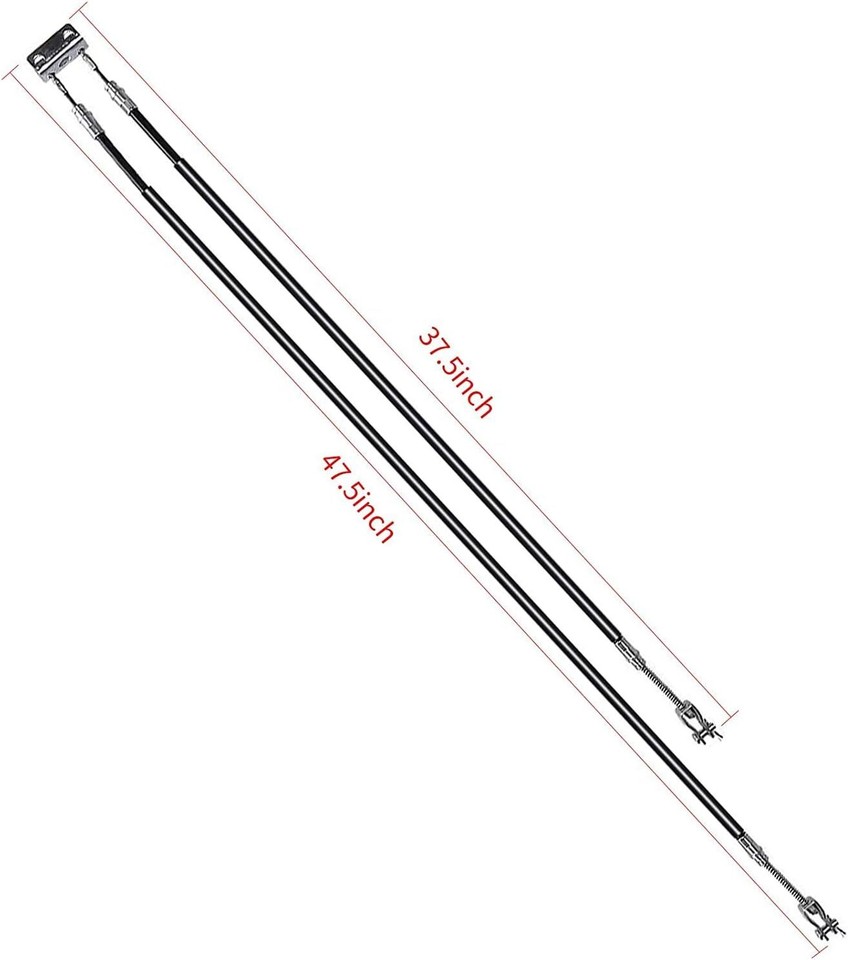 EZGO TXT Brake Cable Set Passenger and Driver Side Stainless Steel Core