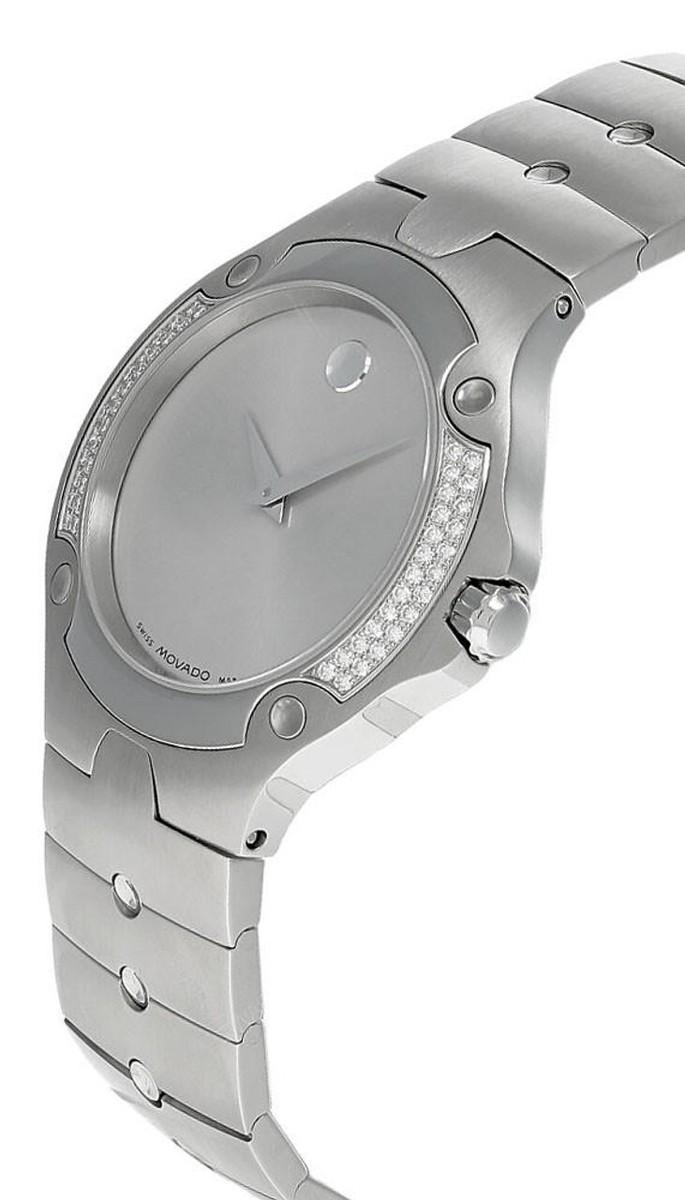 MOVADO Museum Sports Edition 38MM SS Silver Dial Unisex Watch 84