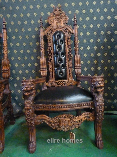Lion king throne chair hot sale