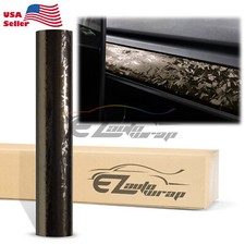 24k Chopped Carbon Fiber Forged Gloss Matte Titanium Vinyl Wrap Sticker Decal