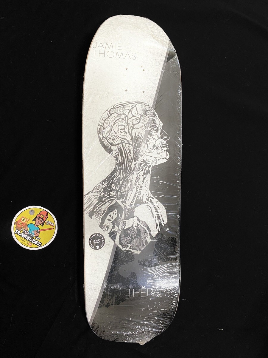 TOP BOARD(彫ックマ) Rare Zero Jamie Thomas Therapy Skateboard Deck 9.25