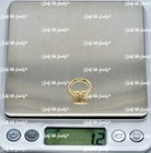 Real 14K Yellow gold Kids kid Nugget heart Ring 1.20 grams size 4 — photo 3