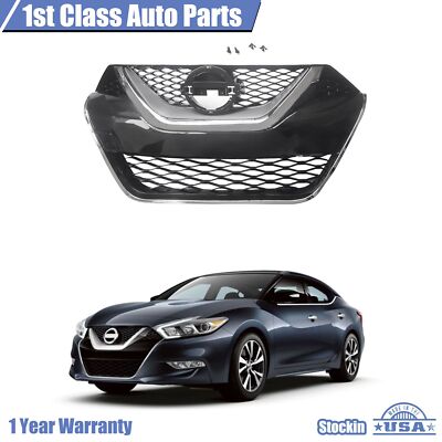 Front W/ Chrome Trim Grille For 2016-2018 Nissan Maxima NI1200284