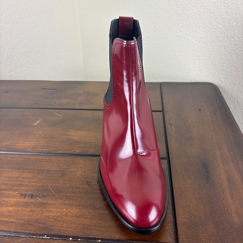 Rag & Bone New York Bordeaux Leather Dixon Boot - SK Women's Size 9 EU 39 NEW - Picture 12 of 21