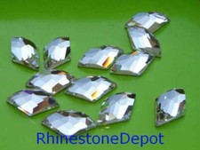 2709 RHOMBUS 10x6 mm CRYSTAL Clear Swarovski  European Rhinestones 12 pcs