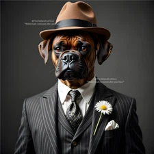 Digital AI Image Art Picture Desktop Wallpaper Background Photo Dog AIC25002