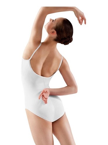 Bloch Ballet Dance Women's Nejor Microlux Camisole Leotard White Size: Small - Picture 8 of 9