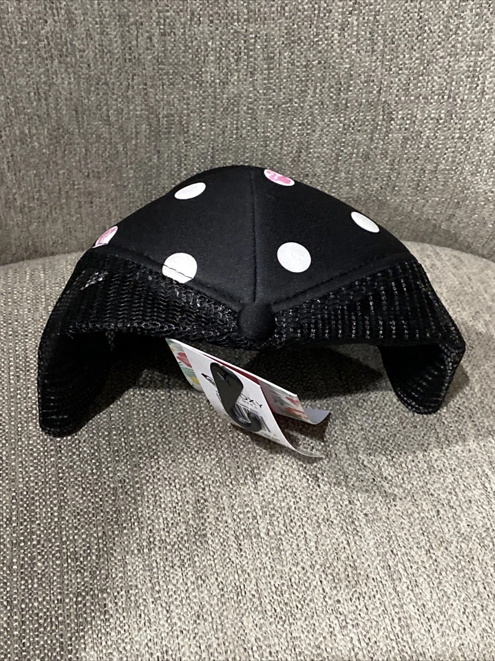 Roxy X Barbie Lunares Negro Sombrero Niñas Talla Snap Sombrero Ajustable Foto 3 de 4