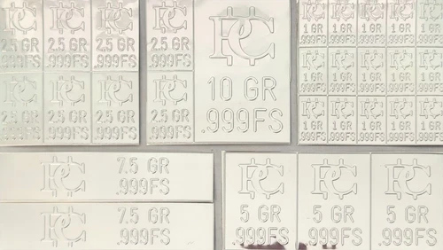 1 Gram Silver Bars 5grams of Silver .999 Silver Bullion (5 pack) Trading Cards