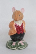 Royal Doulton England DBH4 Lord Woodmouse Brambly Hedge Porcelain Figurine 3607B