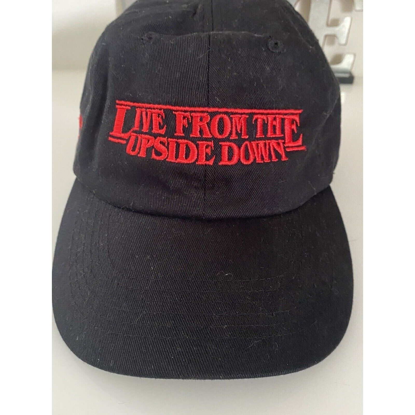 Stranger Things Black Red Adjustable Trucker Cap … - image 10