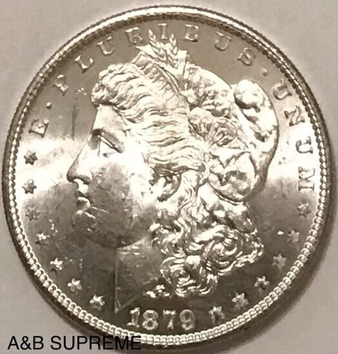 1879 S Morgan Dollar From OBW Estate Roll Choice-Gem Bu Uncirculated 90% Silver