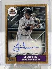 2024 TOPPS PRO DEBUT JUSTIN MORNEAU LEGENDS AUTO #MILB-JM MINNESOTA TWINS 41/50