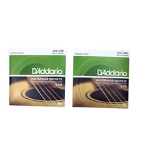 D'Addario Guitar Strings Acoustic 2 Sets Phosphor Bronze Heavy 14-59
