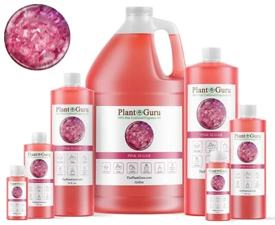 PLANT GURU Pink Sugar Fragrance Oil For Candle, Soap Making, Diffuser and Burners