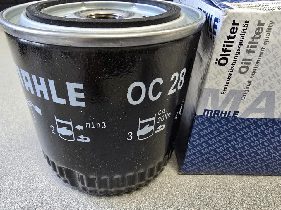 BRAND NEW GENUINE MAHLE OC28 PORSCHE 914 1.7 1.8 2.0 OIL FILTER - Изображение 2 из 4