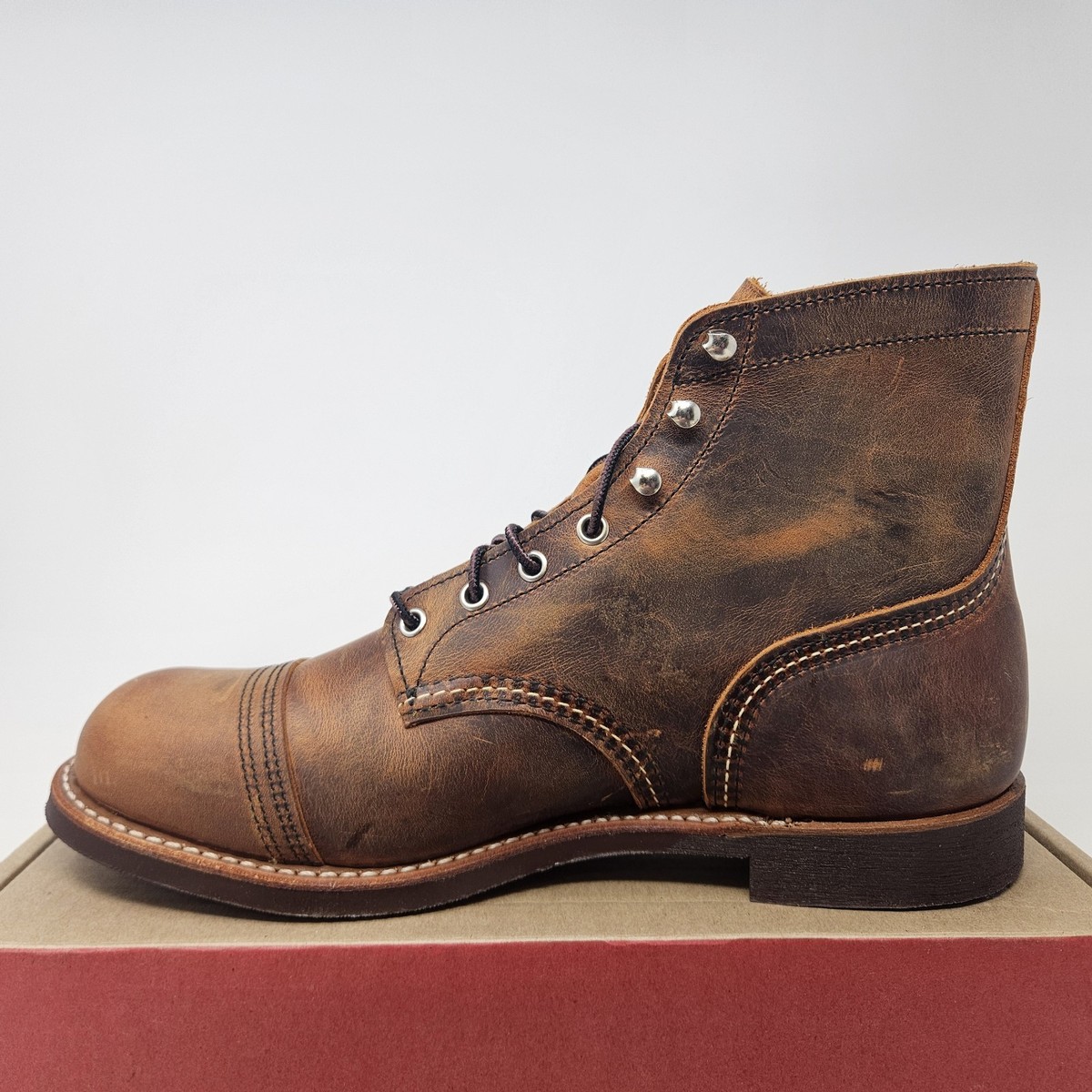 Red Wing Shoes 8085 Iron Ranger Men's Boot Brown for sale online