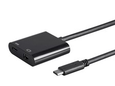 Monoprice USB-C to Mini DisplayPort USB-C F Dual Port Adapter