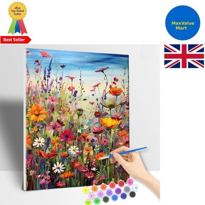 40 x 50 cm Malen nach Zahlen Set für Erwachsene - Kreative Entspannung mit Rahmen