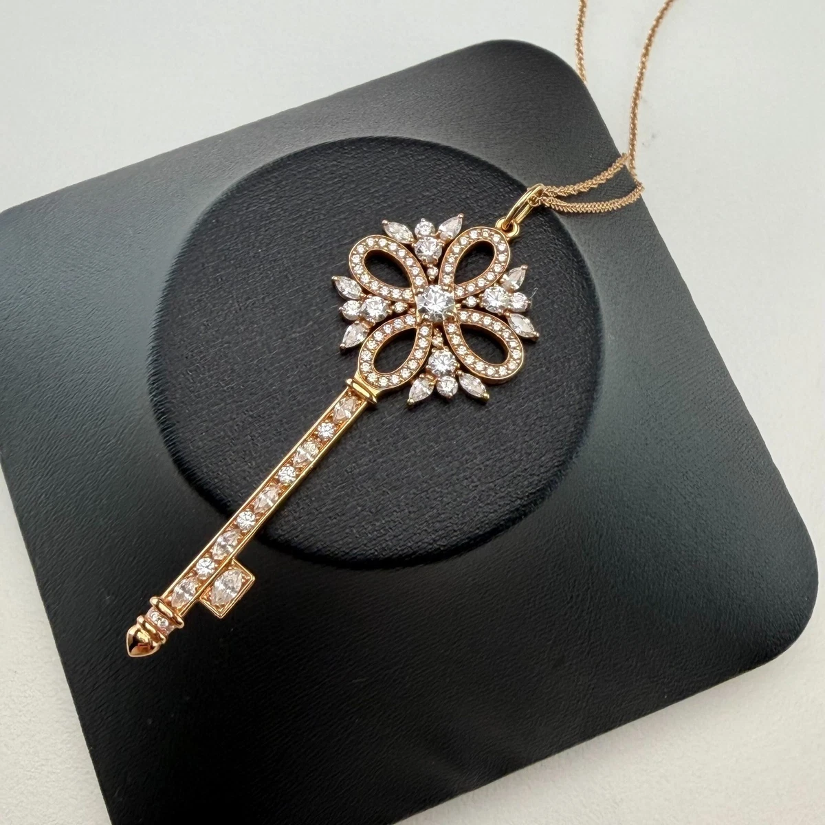 Tiffany & Co. Diamond Rose Gold 18k Fine Necklaces & Pendants for