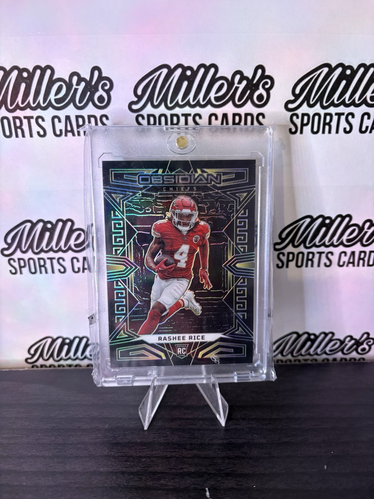 2023 Panini Obsidian Rashee Rice #151 Yellow Electric Etch /10 (RC)