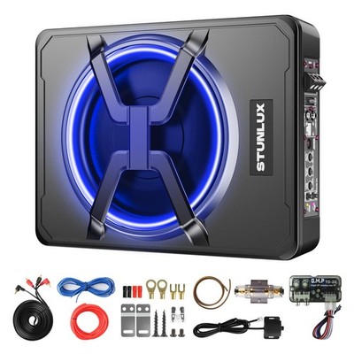 Kit De Subwoofer Para Automóvil Amplificador Integrado Y Sistema De Audio Coche