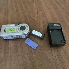 Sony Digital Camera Cybershot DSC-P10 5.0MP Silver Tested