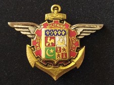 Guerre d'Algérie : Insigne de la Base militaire d'Oran