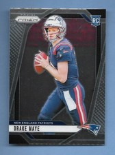 DRAKE MAYE 2024 PANINI PRIZM BASE ROOKIE RC CARD #329 NFL PATRIOTS!!