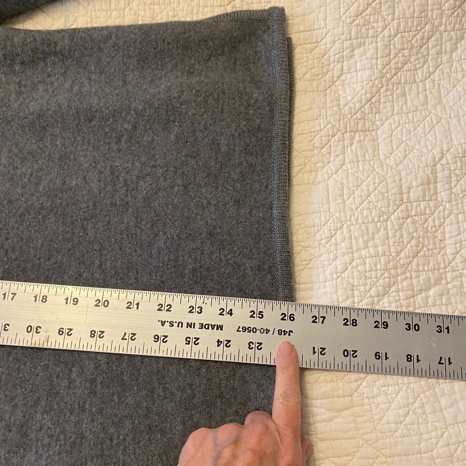 Talbots Gray Wool Jacket Sweater Shacket Pockets … - image 6