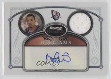 2006-07 Bowman Sterling Refractor 40/199 Marcus Williams #95 Auto 2d8