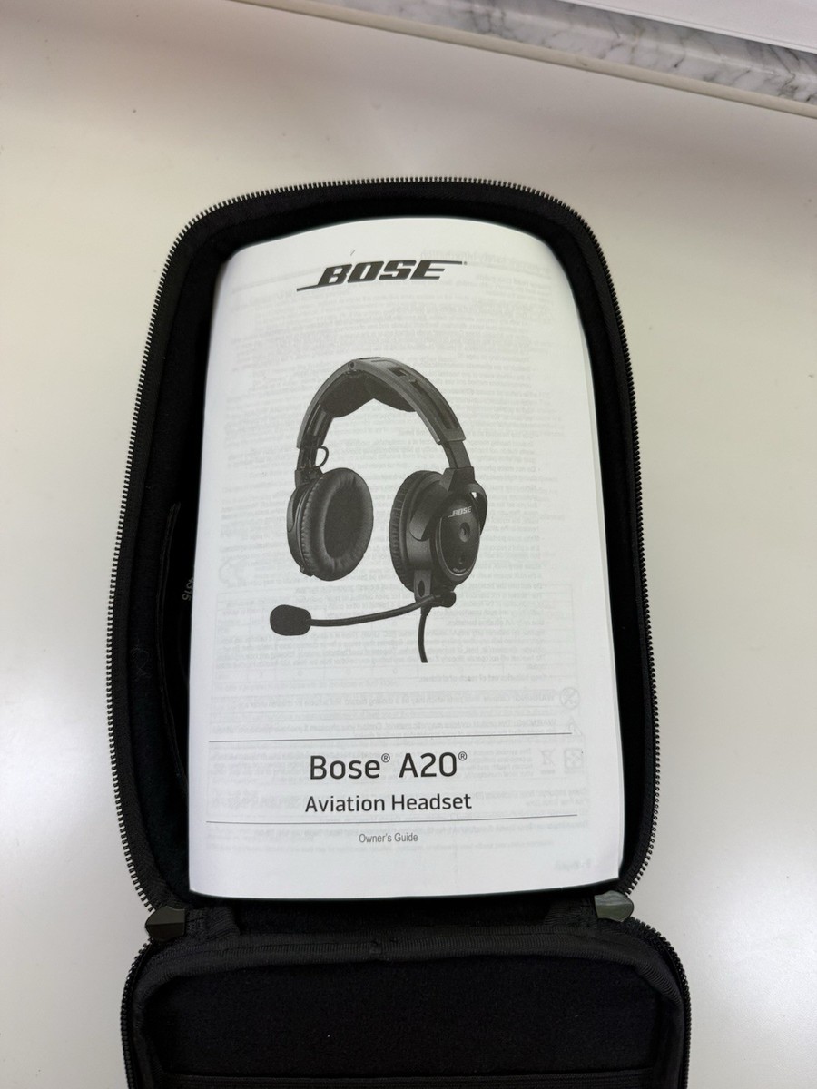Bose A20 Aviation Headset W/ Case | eBay