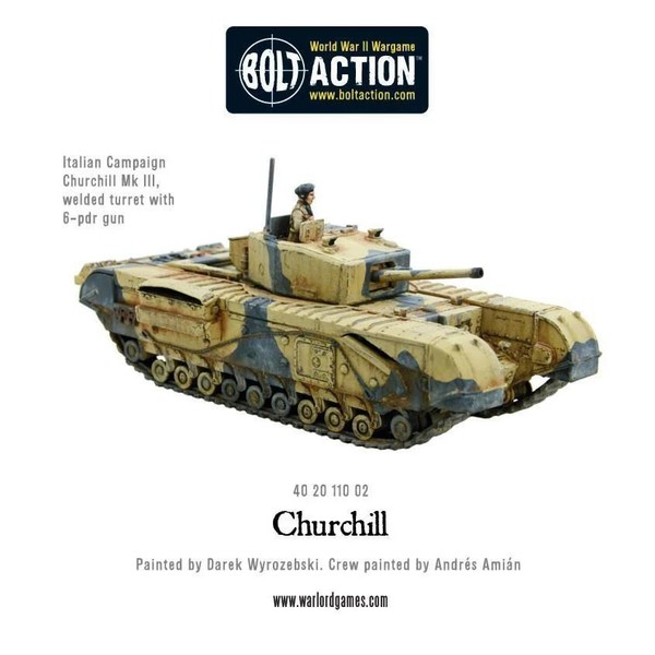 Warlord Games Bolt Action Churchill Infantry Tank - Historisches Modellbau-image