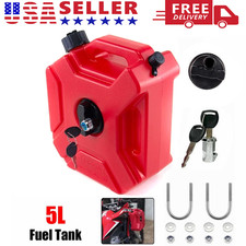 1.3 Gal Portable Gas Fuel Tank Petrol Storage Can For Atv Utv Motorcycle Car 5l 1.3 Gal Portable Gas Fuel Tank Petrol Storage Can For Atv Utv Motorcycle Car 5l