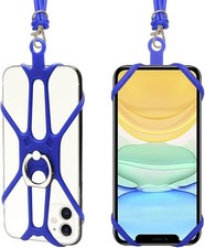 2 Packs Cell Phone Lanyard Holder Crossbody Neck Strap with Ring Grip,...